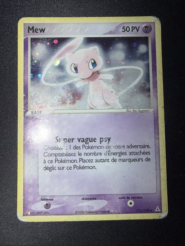 Carte pokémon mew 111 110 - pokémon,