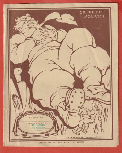 Protege cahier chocolat - protege-cahier,
