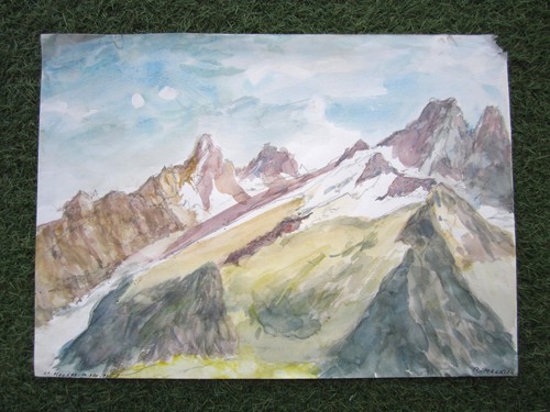 Ancienne aquarelle - , le