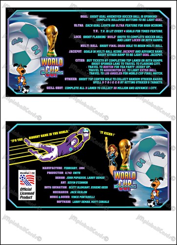 Bally world cup soccer - world,