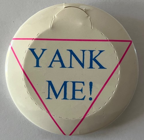 Safe sex condom button - condom, in
