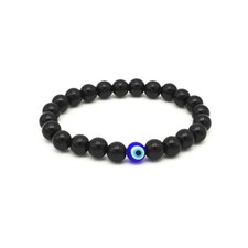 Bracelet Porte Bonheur en Onyx