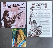 Derib Wakan livret de présentation Buddy Longway carte postale et BD Lire