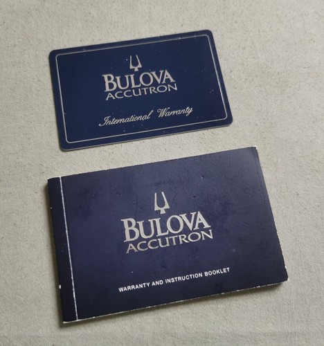 Bulova accutron livret - accutron,