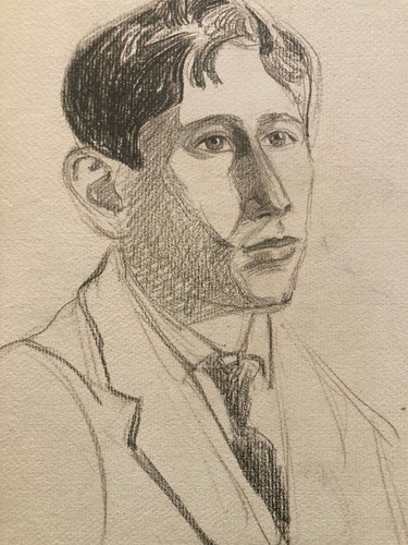 Dessin crayon portrait homme - portrait,