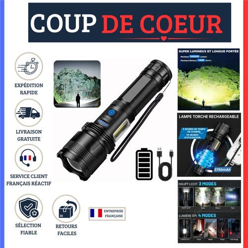 Lampe torche led ultra - lampe,