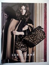 PUBLICITE-ADVERTISING :  LONGCHAMP Pliage Héritage  2014 Sac Panthère,Mode