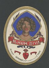 ETIQUETTE / RHUM SIVA /