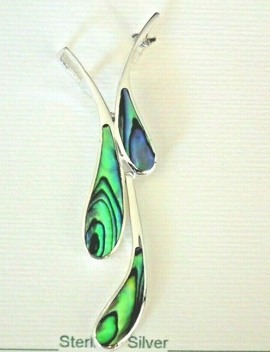 Pendentif paua abalone - -,