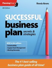 Rhonda Abrams Successful Business Plan (Poche)