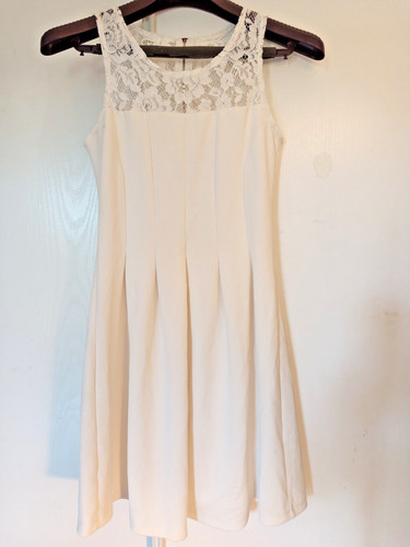 Robe blanche pimkie dentelle - robe,