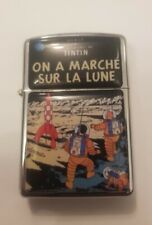  Briquet à essence BD Tintin " On a marché  sur la lune " Edition limitée 