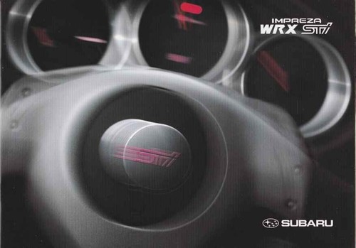 Catalogue brochure subaru - catalogue,