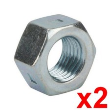 1134-6312-01 Ecrou de lame (x2) 7/16" UNF tracteur tondeuse STIGA