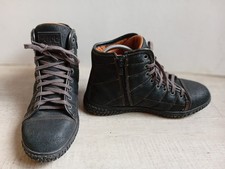 The Art Company Boots en cuir noir effet matelassé mis 1 Fois Taille 40