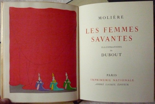 Molière dubout les femmes - les,