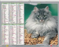 Almanach du Facteur 2018 Thème Chats