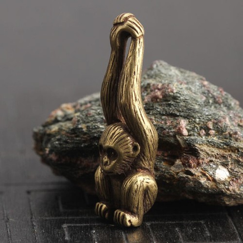 Figurine singe laiton - figurine,