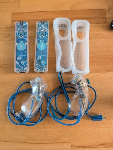 Lot manette wiimote bleu - 2,
