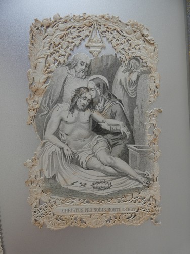 Image pieuse canivet - , dentelle