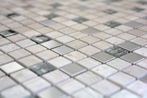 Mosaïque translucide cristal