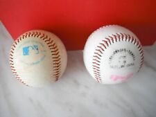 BALLE DE BASE BALL RAWLING OFFICIAL TVB N° 9 X 2 balles 