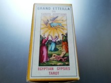 ÉSOTÉRIQUE DIVINATOIRE Ancien TAROT EGYPTIEN GRAND ETTEILLA 77 cartes + LIVRET
