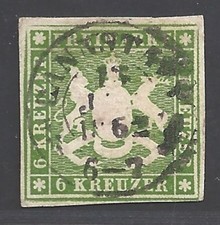 Wurtemberg Michel numéro 13a