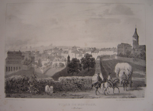 Lithographie ville de - la,