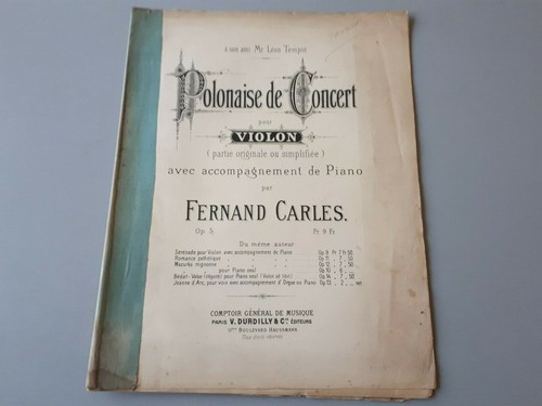 Partitions anciennes - ,