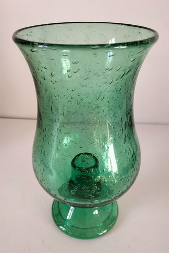 Photophore verre bullé - verre,