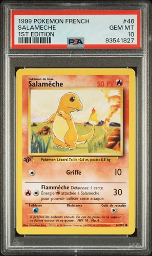 Carte pokemon salamèche - pokemon,