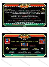 Bally Pool Sharks 1990 Cartes Instructions Flipper Custom Pinball FRENCH