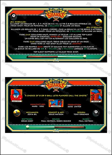 Bally pool sharks 1990 - pool,