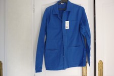 VESTE BLEUE DE TRAVAIL / NEUVE TAILLE 48 MARQUE L'IDEAL    