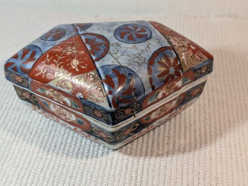 Ancienne boîte porcelaine - ancienne,