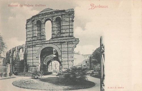 Bordeaux ruine du palais - ruine,