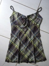 DEBARDEUR marron vert RENATTO BENE taille 1 / 38   BE