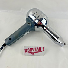 ➜JOLI SÈCHE CHEVEUX MÉTAL CHROMÉ ancien/vintage de collection rétro années 60 70