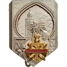 [#396156] Morocco, Broche, Régiment d'Artillerie Coloniale, Métal, AU