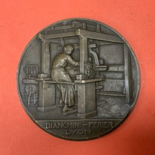 Médaille Bianchini-Ferier Lyon - Signée L. Prost - 1909 - MR. Gabriel Catry