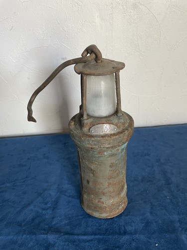 Ancienne lampe mineur 1234 - ancienne,