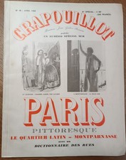CRAPOUILLOT N°48 PARIS PITTORESQUE LE QUARTIER LATIN MONTPARNASSE  1960
