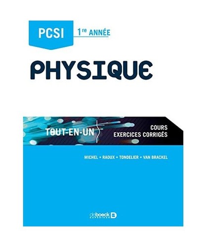 Physique pcsi 1re - physique, année