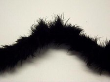 Trimits Haut De Gamme Décoratif Enplumer Boa En Plumes - NOIR