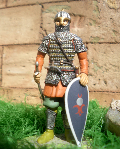 Soldat plomb moyen - moyen-age,