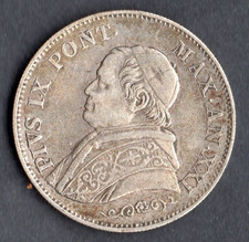 MONNAIE ARGENT UNE LIRA DU