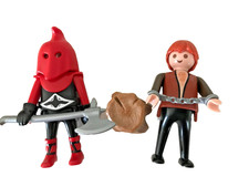 PLAYMOBIL bourreau chevalier 5203 SERIE 1  - moyen âge personnage Knights