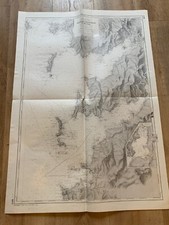 Carte marine ancienne Baie