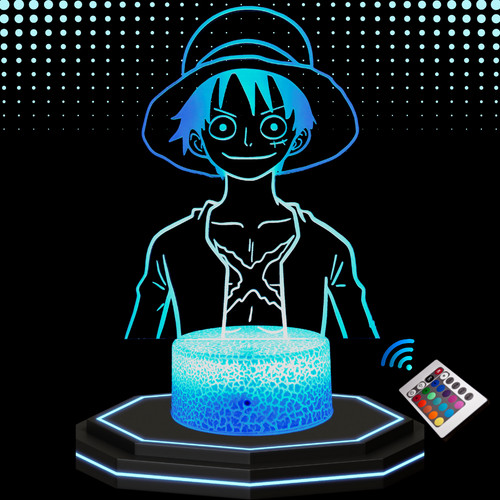 Lampe chevet led luffy - luffy, one